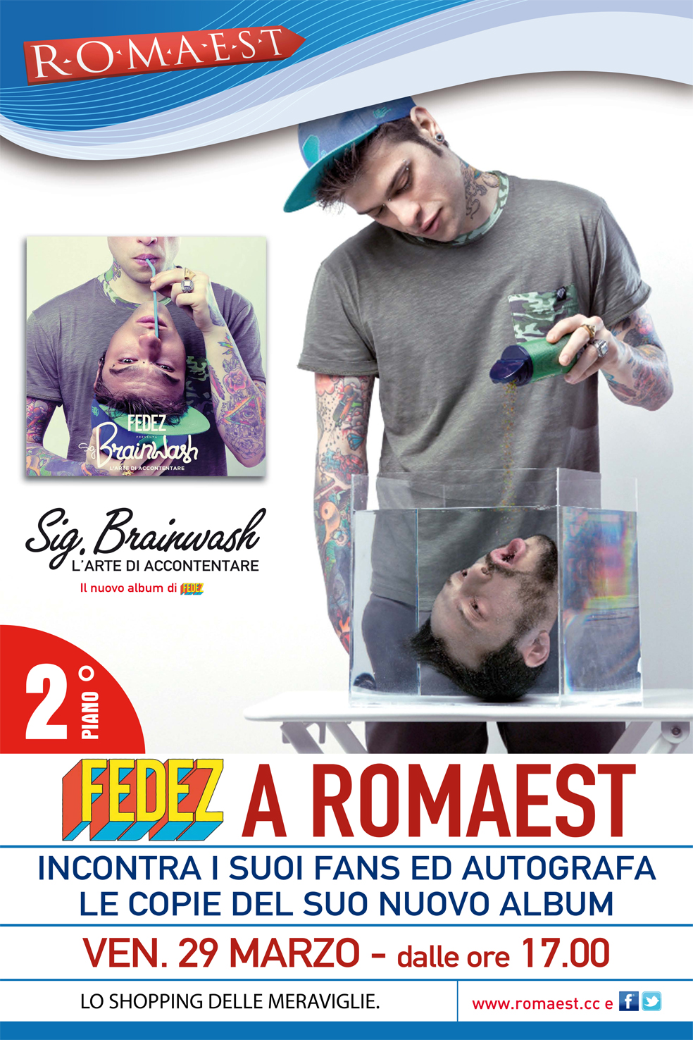 A Romaest arriva Fedez