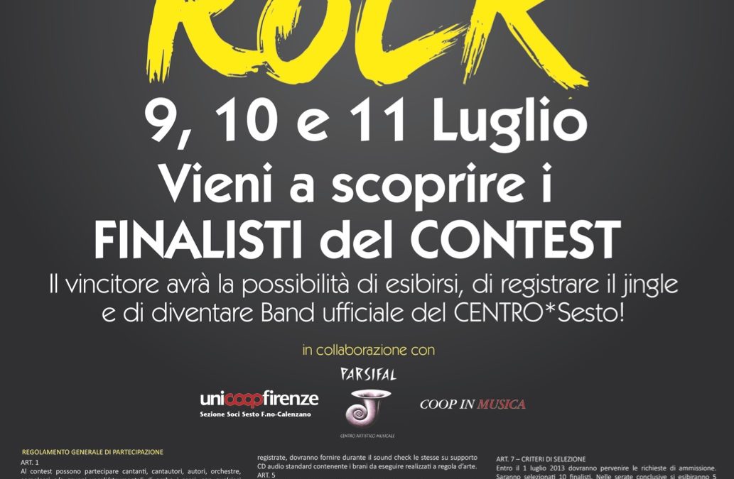 CENTRO*Sesto a tutto rock con il concorso per giovani talenti