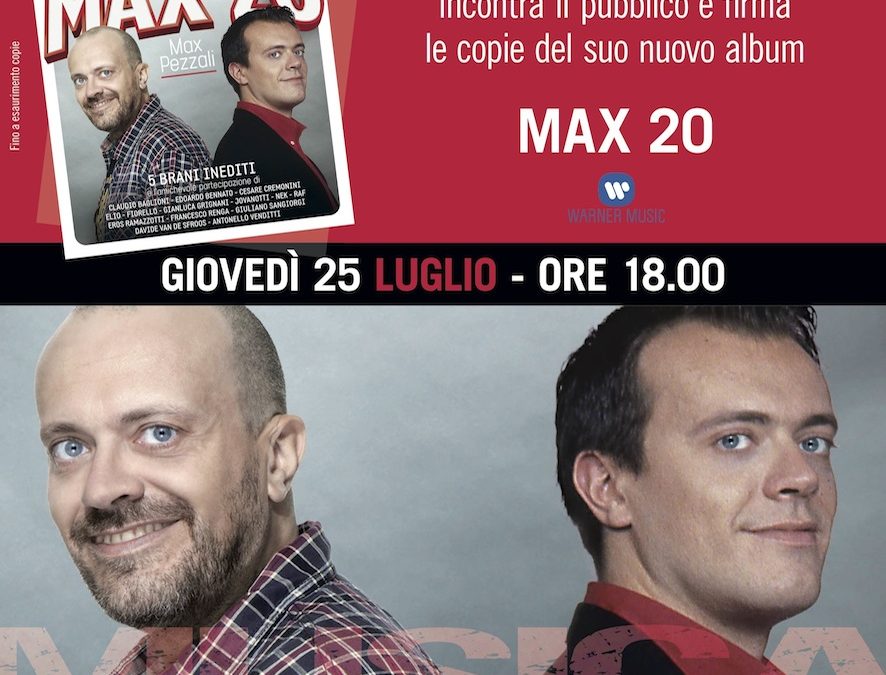 A Romaest arriva Max Pezzali