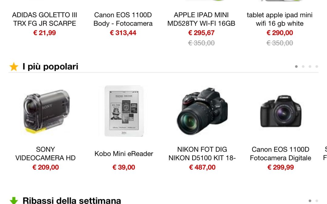 L’app di TrovaPrezzi arriva anche su iPad