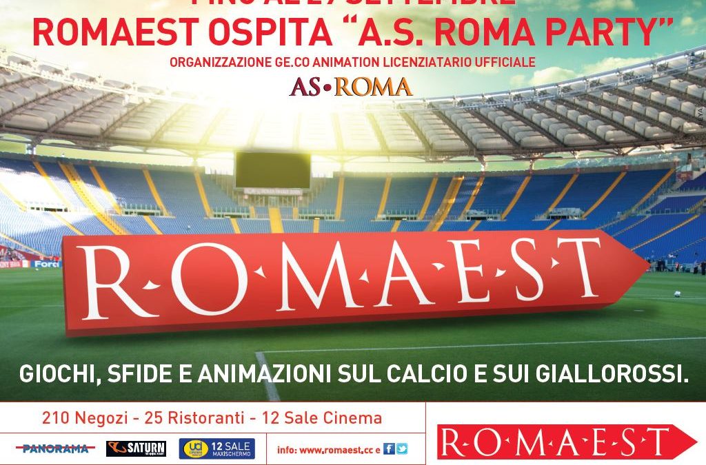 A Romaest grande festa con ‘A.S. Roma Party’