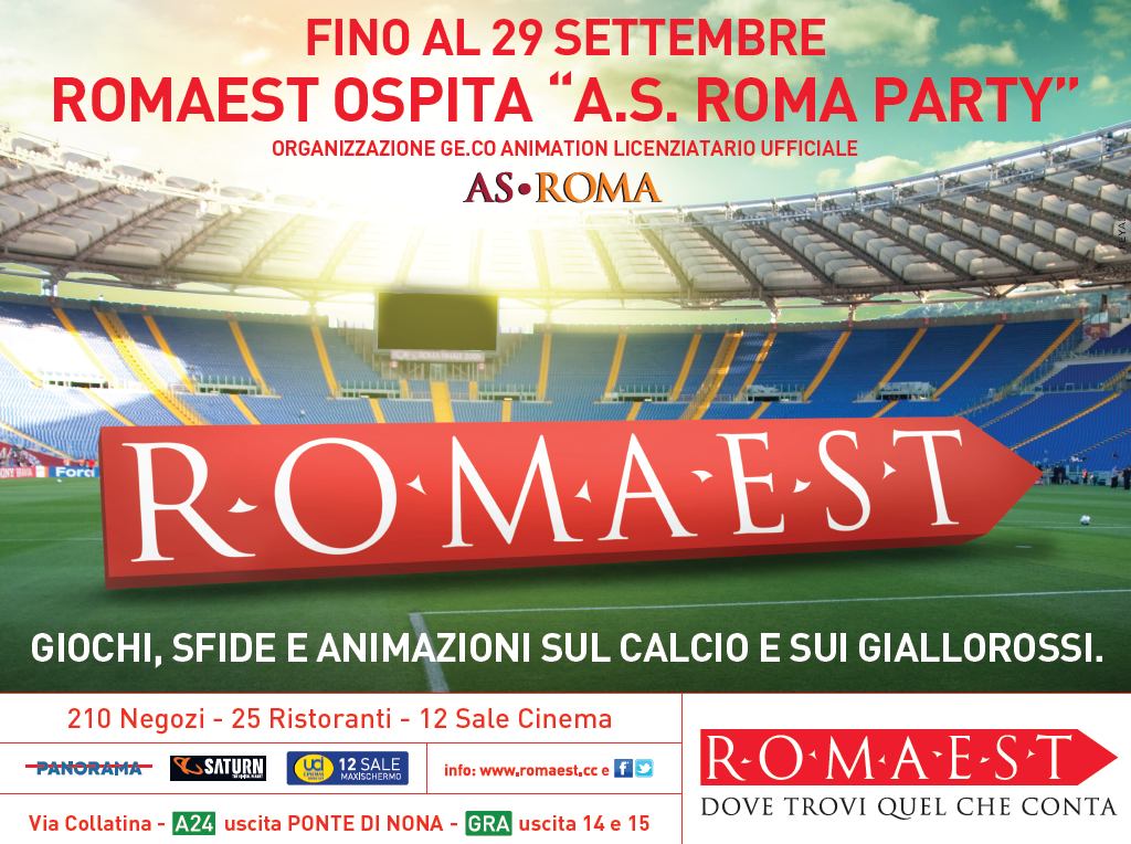 A Romaest grande festa con ‘A.S. Roma Party’