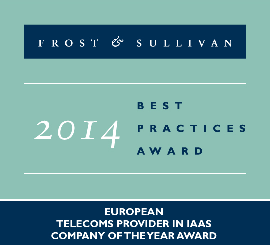 Interoute vince il Frost&Sullivan Award 2014 come migliore operatore europeo per servizi Iaas