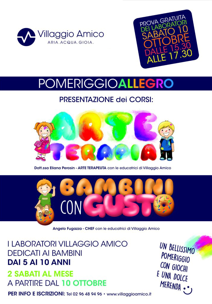 Piccoli chef e arte terapia al Villaggio Amico