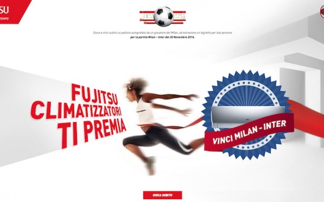 Prosegue il concorso online “Fujitsu Clima ti premia” per assistere al derby milanese