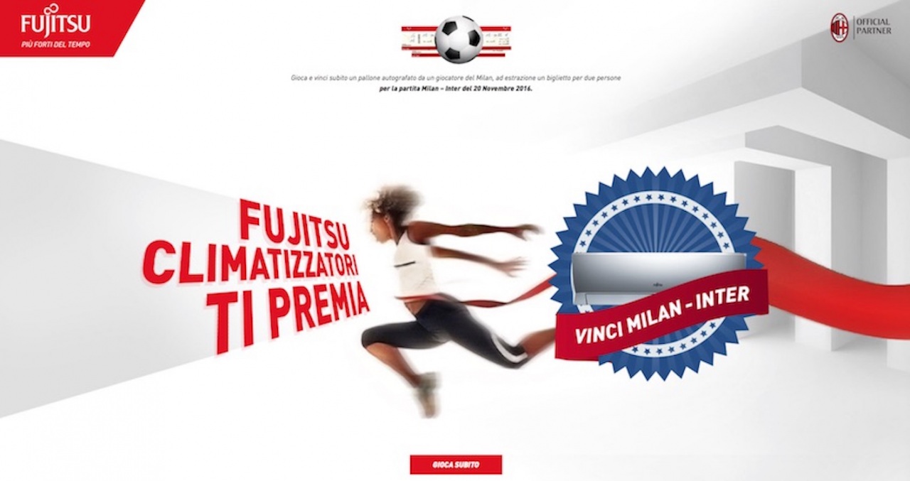 Prosegue il concorso online “Fujitsu Clima ti premia” per assistere al derby milanese