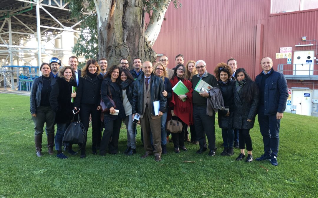 Associazioni dei consumatori in visita alla centrale di Sorgenia ad Aprilia