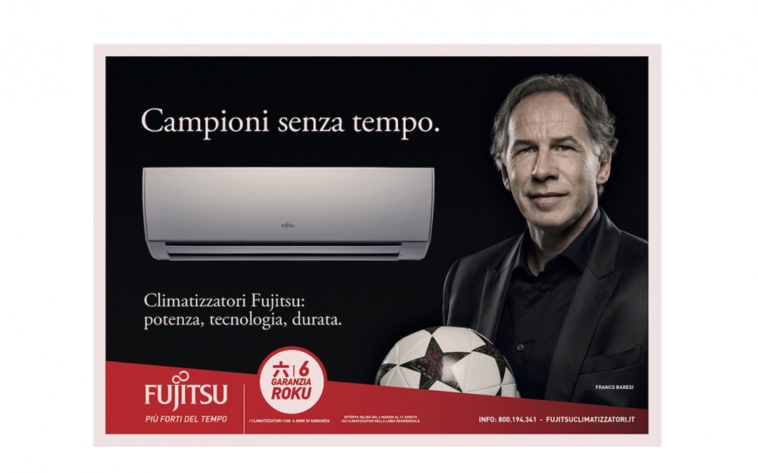Campioni senza tempo: on air dal 29 maggio la nuova campagna Fujitsu Climatizzatori con Franco Baresi