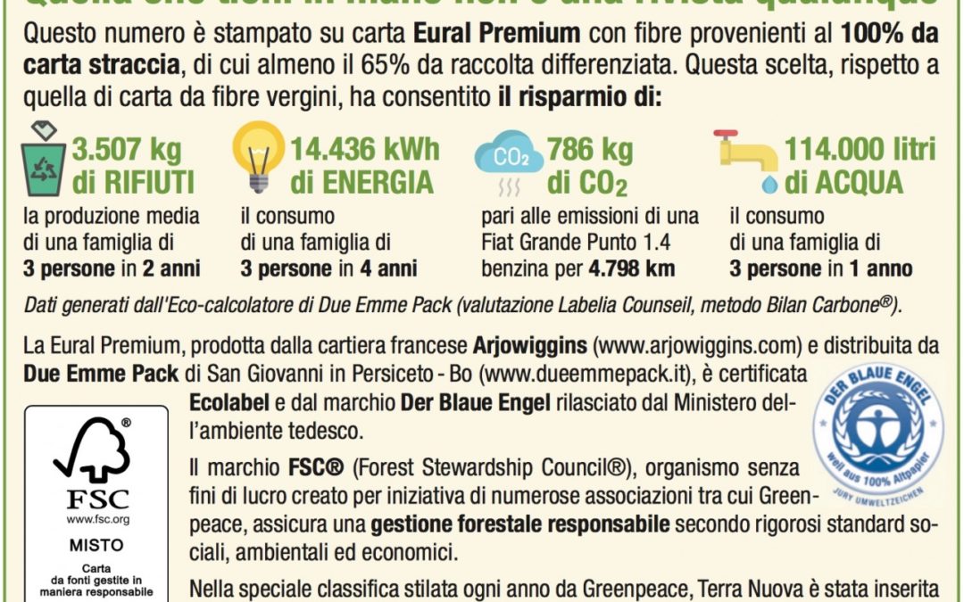 L’Eco calcolatore di Due Emme Pack debutta in editoria con Terra Nuova Edizioni