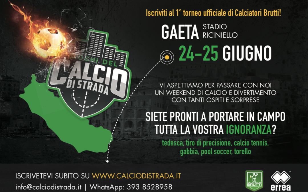 Approdano a Gaeta i Giochi del Calcio di Strada