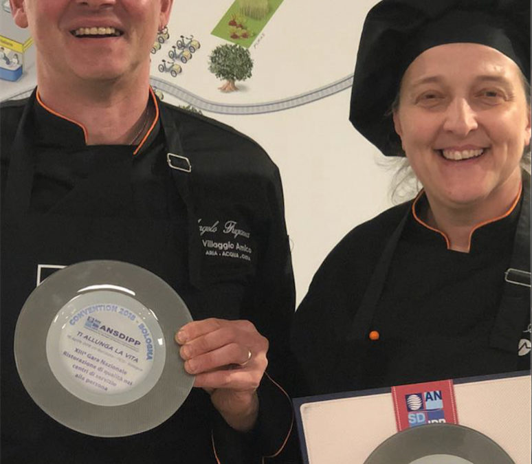 Villaggio Amico vince il premio speciale con il “piatto più equilibrato” alla gara ANSDIPP