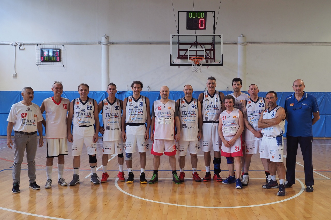 Evolvere main sponsor delle Nazionali italiane Over 55 e Over 60 al 10° Campionato europeo di maxibasket