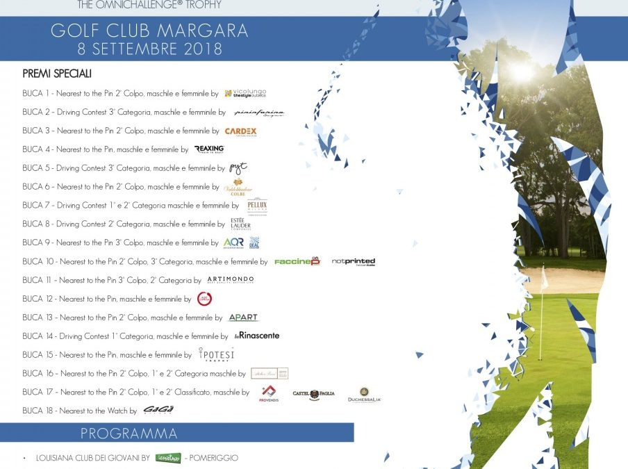 Acqua Group Golf Cup: The Omnichallenge ® Trophy