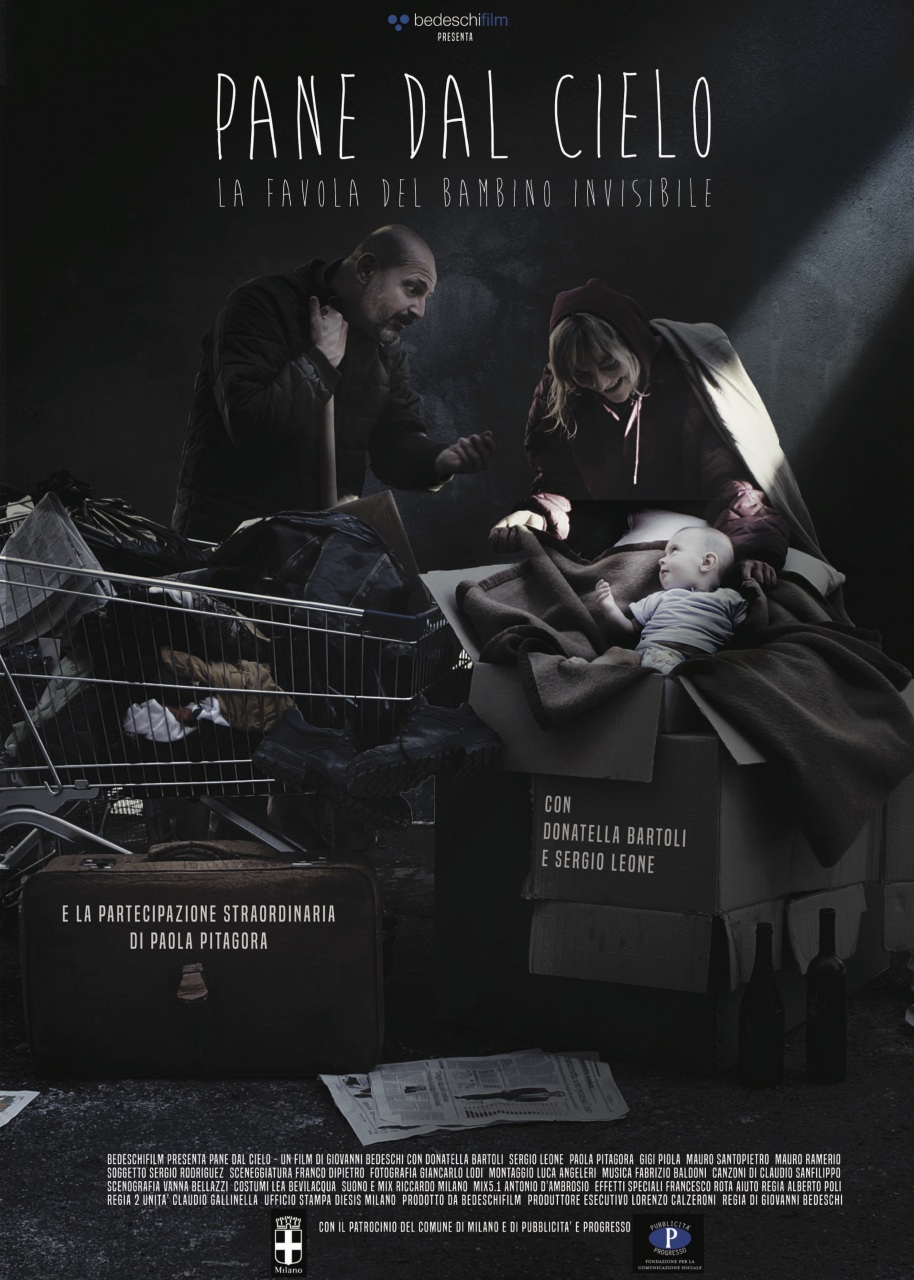 Il film sugli homeless Pane dal cielo al Festival Mangiacinema di Salsomaggiore Terme, con la consegna di un premio a Paola Pitagora