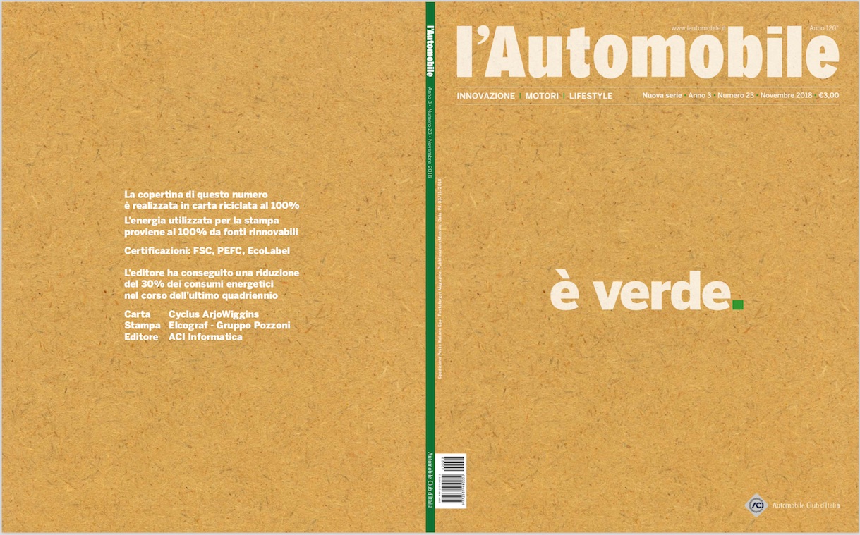 ACI presenta a Ecomondo il numero “green” della rivista l’Automobile