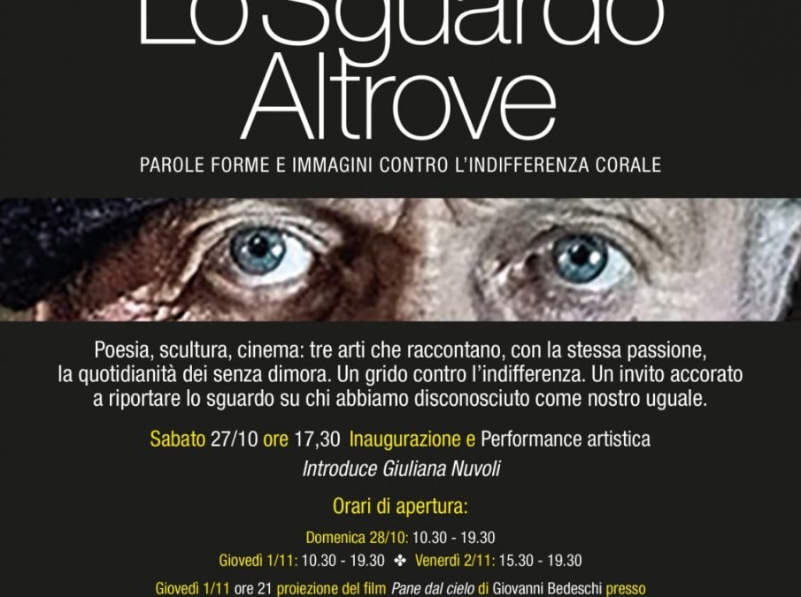 Alla mostra ‘Lo sguardo altrove’ di Arcore la proiezione di Pane dal cielo, il film sugli homeless di Giovanni Bedeschi