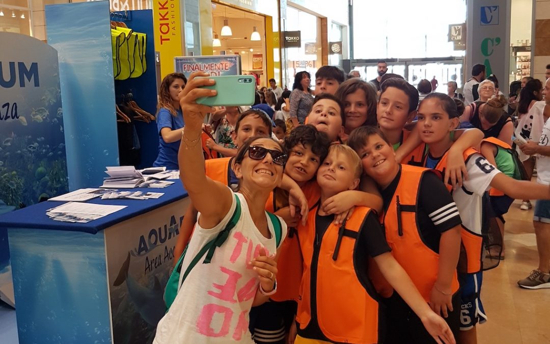 Aquarium, creature del mare: al centro commerciale Gran Sasso prosegue con successo il progetto didattico per la difesa degli oceani
