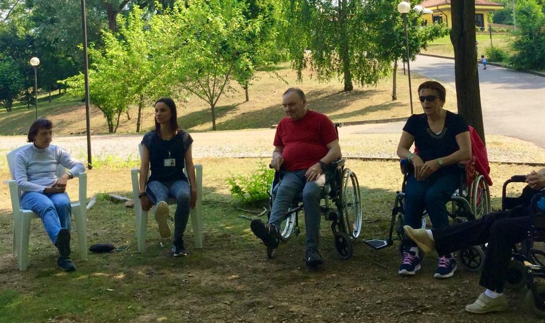 I benefici del movimento all’aria aperta:  a Villaggio Amico l’attività fisica si fa nel parco