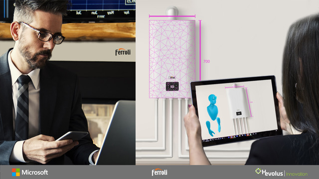 Ferroli fa squadra con Microsoft ed Hevolus: Cloud Computing e Mixed Reality al servizio di installatori e clienti, per guidare l’innovazione nel mondo della climatizzazione e del riscaldamento