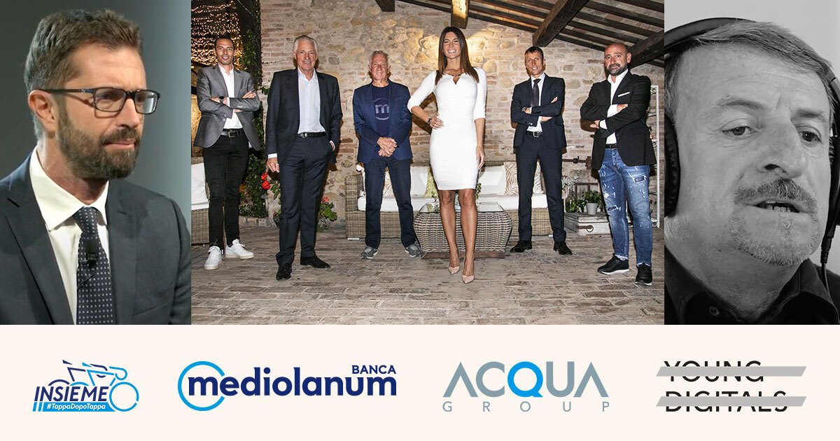 Acqua Group e Young Digitals fanno il Giro d’Italia con Banca Mediolanum