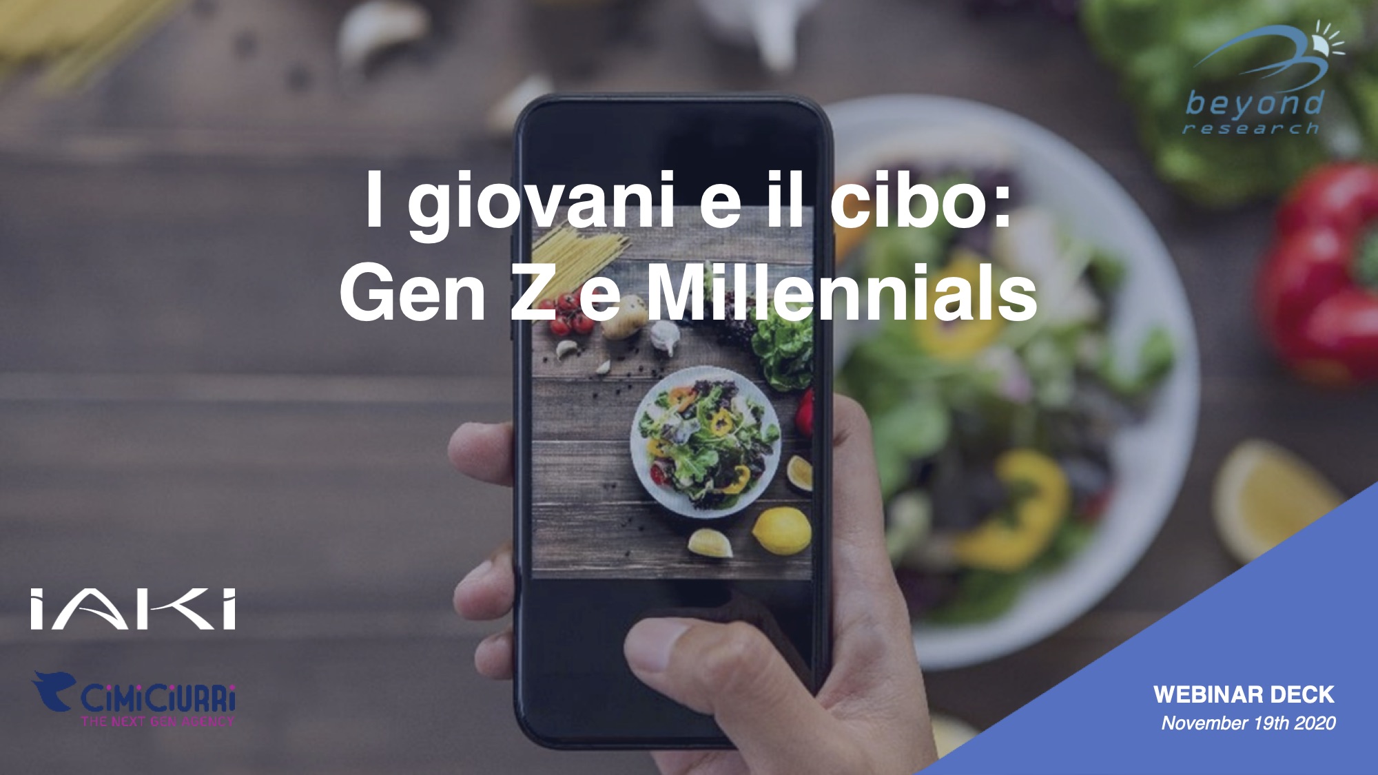 Next Gen Lab e Beyond Research: arrivano le nuove survey che disegnano le prospettive del mercato. Si inizia con le abitudini alimentari.