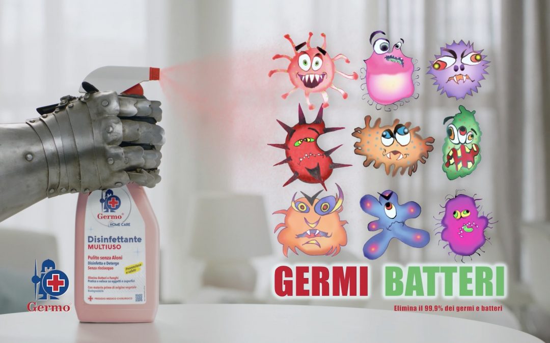 Igienizzare o disinfettare? Germo fa chiarezza nel nuovo spot dell’agenzia Sense Action prodotto da Bedeschifilm