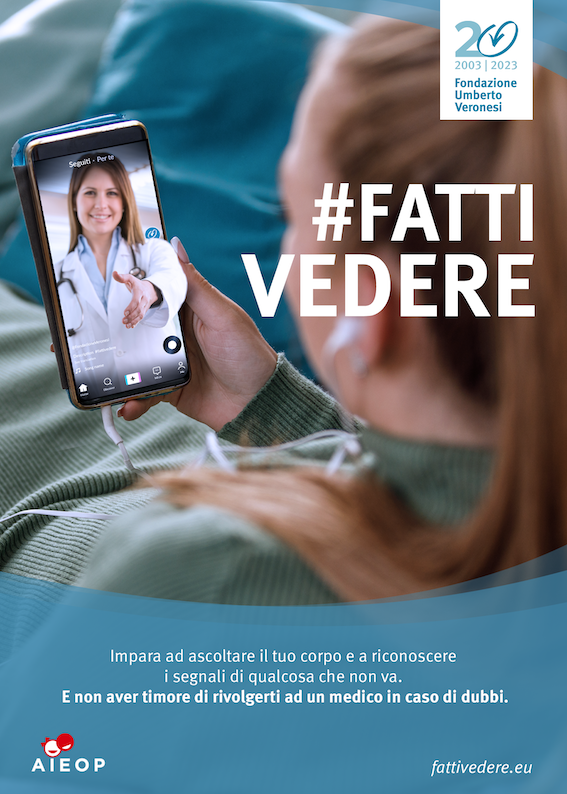 Cimiciurri con la campagna social #fattivedere di Fondazione Umberto Veronesi fa parlare i giovani Tiktoker ai loro coetanei per sensibilizzarli sul tema dei tumori giovanili