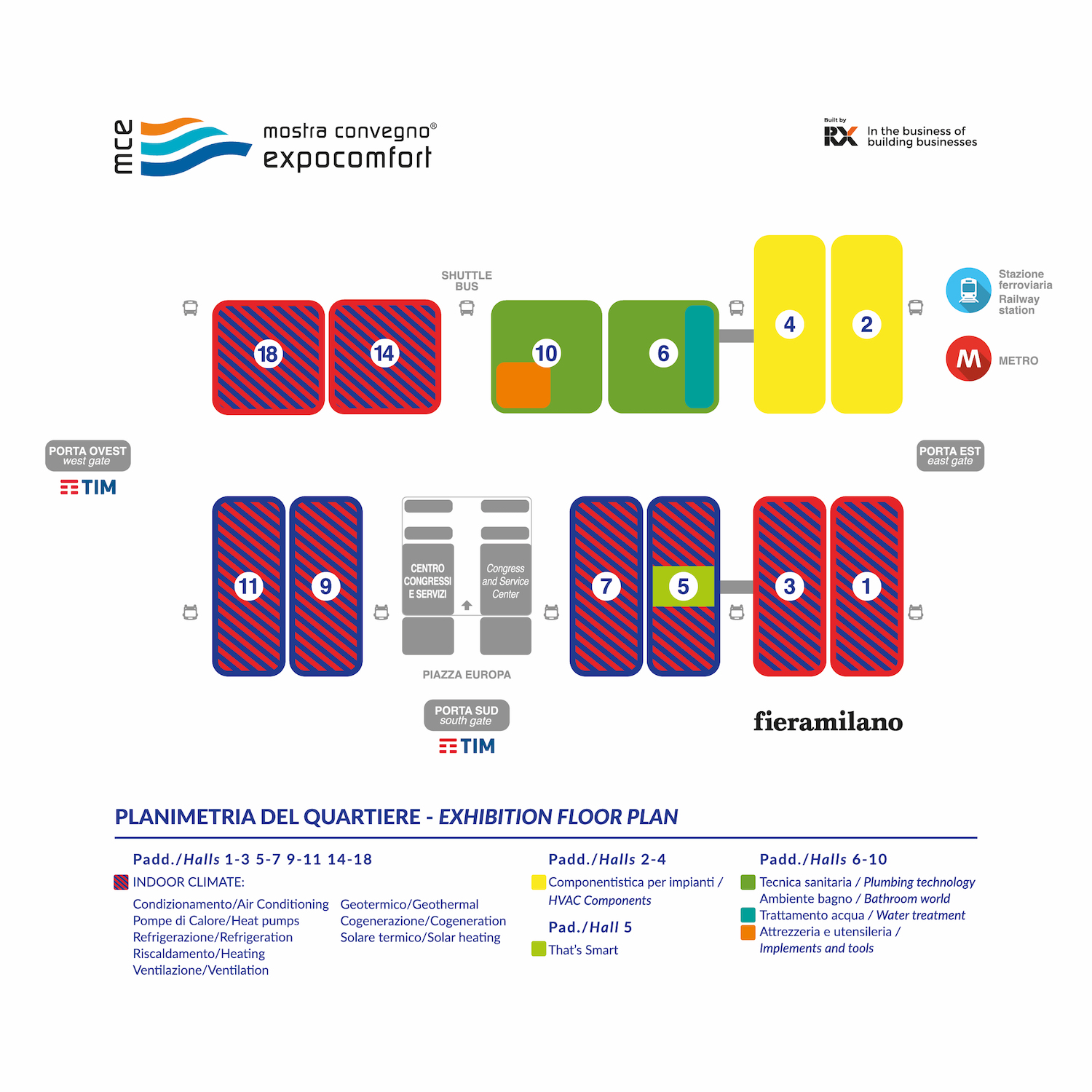 MCE – Mostra Convegno Expocomfort presenta le novità del layout degli spazi espositivi della 43ª edizione