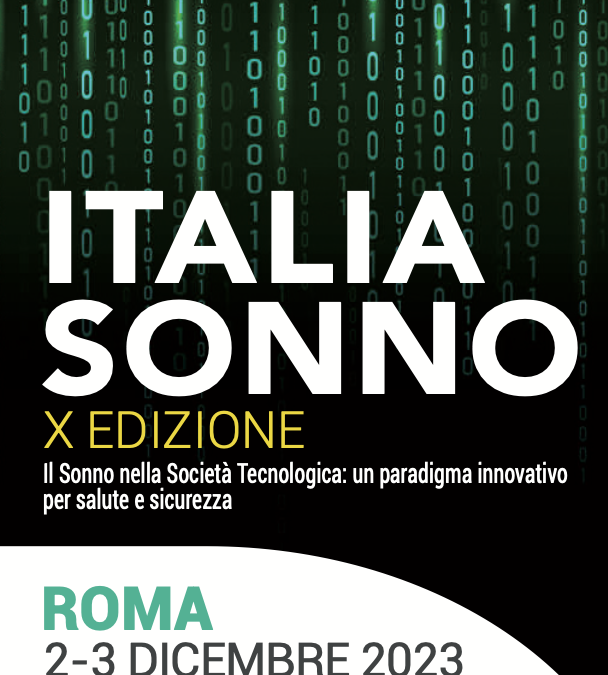 “Italia Sonno 2023”: il sonno nella società tecnologica
