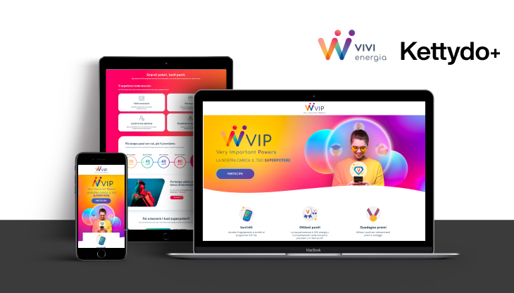 VIVI energia affida a Kettydo+ la creazione della nuova piattaforma loyalty “VIVI Vip”
