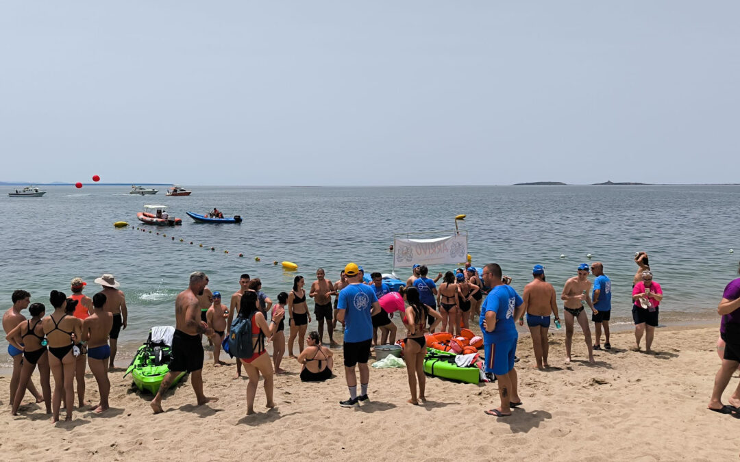“Nuotiamo Insieme con Nieddittas” Grande successo per la traversata del Golfo di Oristano sostenuta dall’azienda di Arborea