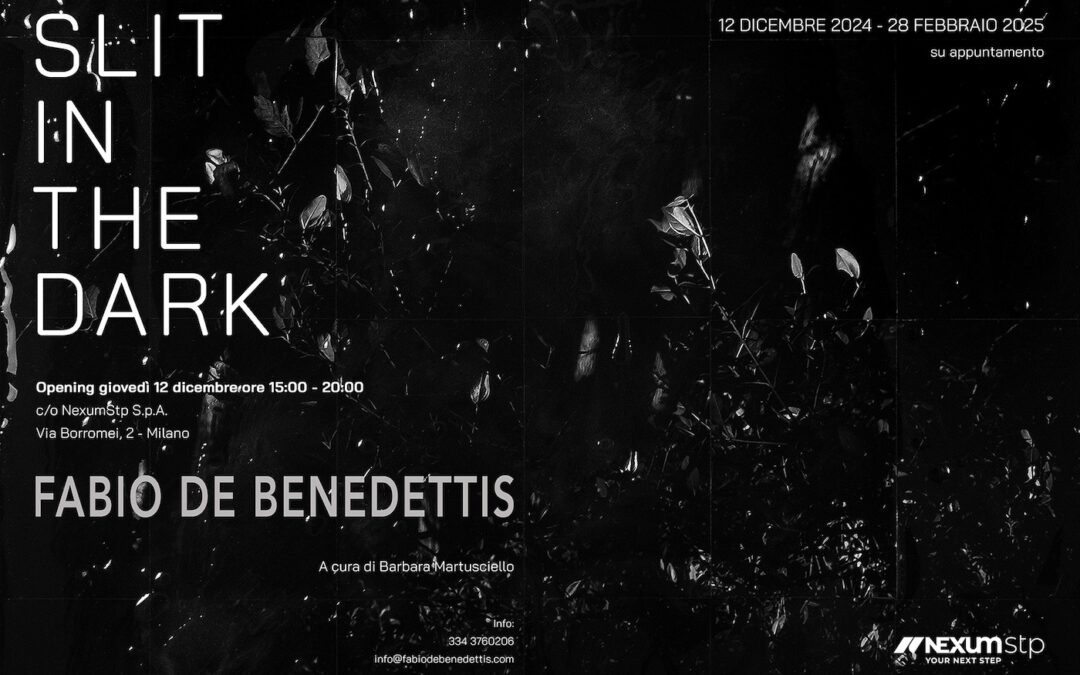 La mostra Slit in the dark|La luce fende il buio nella sede milanese di NexumStp