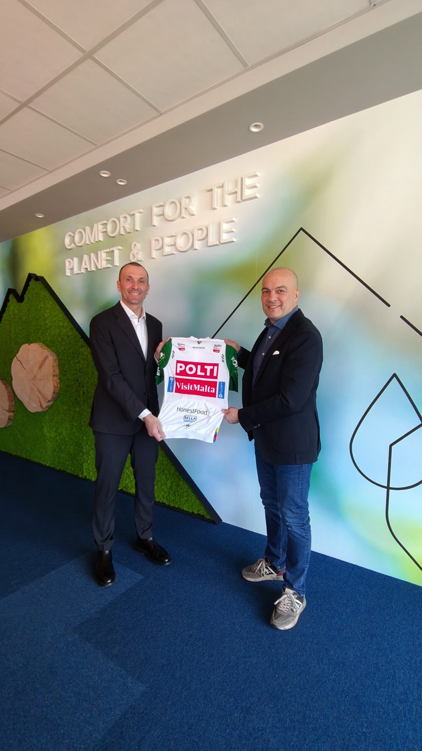 Clivet pedala con il Team Polti VisitMalta: una nuova partnership all’insegna di valori condivisi