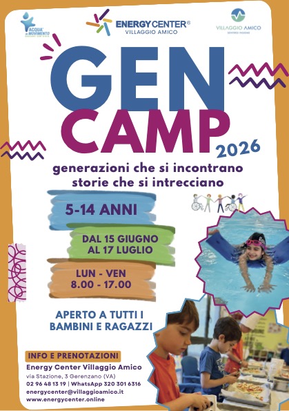 Gen Camp: il campus estivo che unisce energia, inclusione e intergenerazionalità